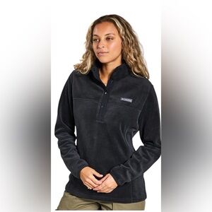 Columbia Benton Springs Half Snap Pullover - Black New